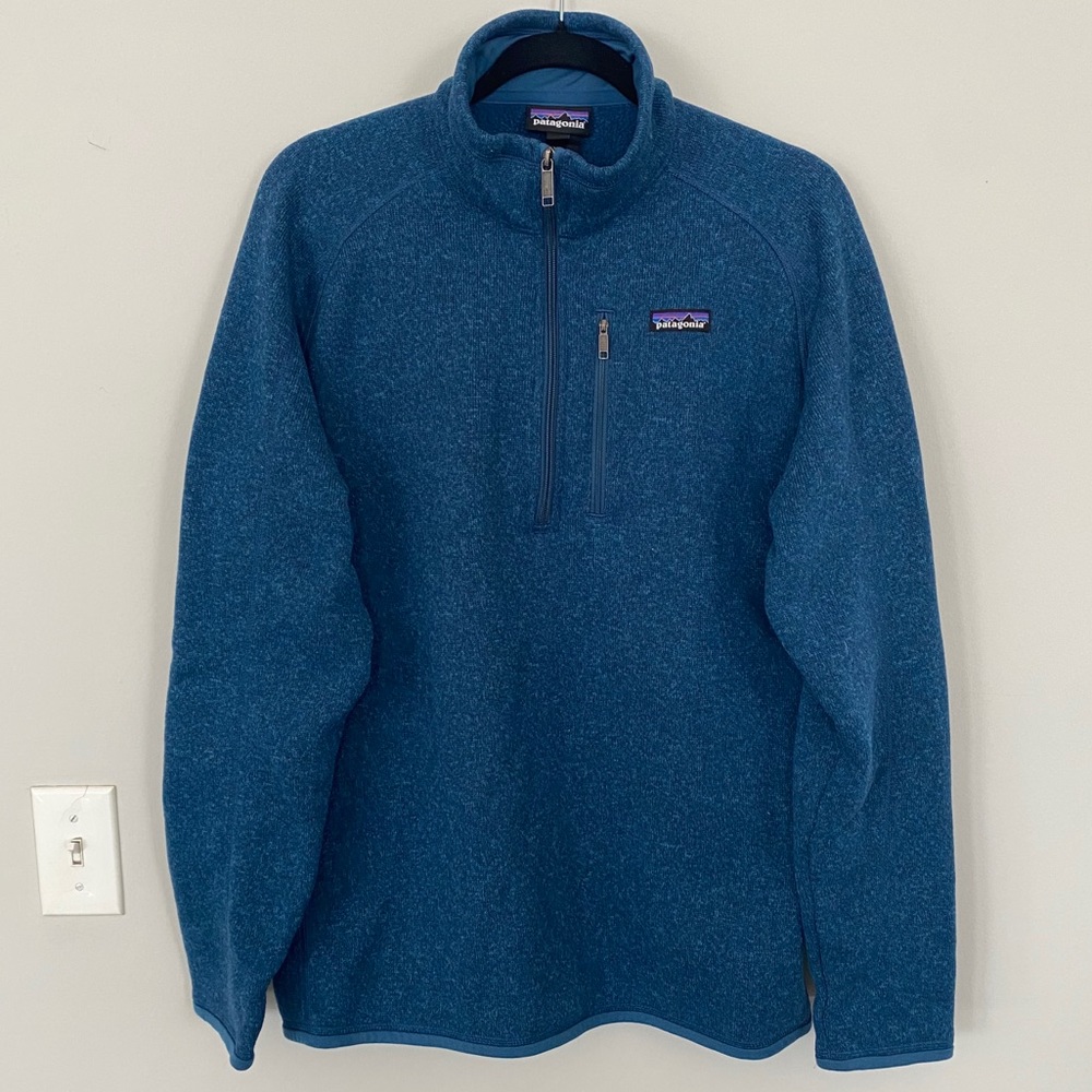 Mens Patagonia Quarter Zip Fleece Pullover Jacket